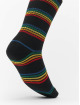 Urban Classics Sokker Rainbow Stripes Socks 2-Pack svart