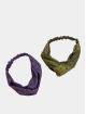 Urban Classics Sonstige Bandana Print Headband 2-Pack violet