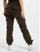 Urban Classics Spodnie Chino/Cargo Ladies High Waist oliwkowy