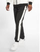 Urban Classics Spodnie do joggingu Side Striped Crinkle czarny