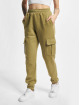 Urban Classics Spodnie do joggingu Ladies High Waist Cargo oliwkowy