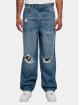Urban Classics Straight Fit Jeans Distressed 90‘s blå