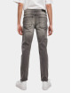 Urban Classics Straight Fit Jeans Stretch Denim Slim Fit grau