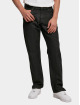 Urban Classics Straight Fit Jeans Straight Slit schwarz