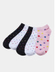 Urban Classics Sukat No Show Rainbow Dots 5-Pack kirjava