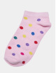 Urban Classics Sukat No Show Rainbow Dots 5-Pack kirjava