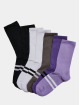 Urban Classics Sukat Double Stripes 7-Pack kirjava