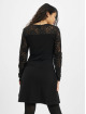 Urban Classics Sukienki Ladies Lace Block czarny