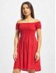 Urban Classics Sukienki Smoked Off czerwony