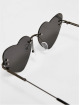 Urban Classics Sunglasses Heart With Chain black