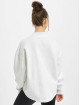 Urban Classics Sweat & Pull Ladies Oversized High Neck Crew blanc