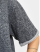 Urban Classics Sweat & Pull Melange Cropped Short Sleeve bleu