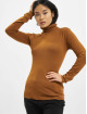 Urban Classics Sweat & Pull Ladies Basic Turtleneck brun