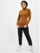 Urban Classics Sweat & Pull Ladies Basic Turtleneck brun