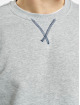 Urban Classics Sweat & Pull Organic Contrast Flatlock Stitched gris