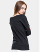 Urban Classics Sweat & Pull Ladies Wideneck Crewneck noir