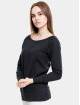 Urban Classics Sweat & Pull Ladies Wideneck Crewneck noir