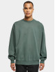 Urban Classics Sweat & Pull Heavy Terry Garment Dye Crew vert