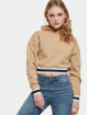 Urban Classics Sweat capuche Ladies Short beige