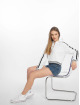 Urban Classics Sweat capuche Lace Up blanc