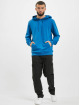 Urban Classics Sweat capuche Basic Terry bleu