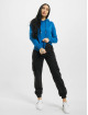 Urban Classics Sweat capuche Ladies bleu