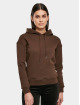 Urban Classics Sweat capuche Ladies Organic Cotton brun