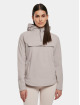 Urban Classics Sweat capuche Ladies Polar Fleece Pull Over gris