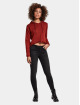 Urban Classics Sweat capuche Cropped Terry rouge