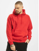 Urban Classics Sweat capuche Blank rouge