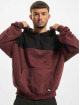 Urban Classics Sweat capuche Upper Block rouge
