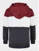Urban Classics Sweat capuche Boys 3-Tone rouge