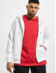 Urban Classics Sweat capuche zippé Basic Terry blanc