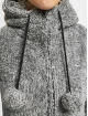 Urban Classics Sweat capuche zippé Melange Teddy gris