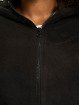 Urban Classics Sweat capuche zippé Polar Fleece noir