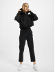 Urban Classics Sweat capuche zippé Ladies Oversized Short Raglan noir