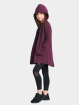 Urban Classics Sweat capuche zippé Girls rouge