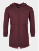 Urban Classics Sweat capuche zippé Girls rouge