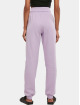 Urban Classics Sweat Pant Ladies Organic High Waist purple