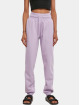 Urban Classics Sweat Pant Ladies Organic High Waist purple