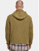 Urban Classics Sweatvest Knitted Zip olijfgroen