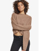 Urban Classics Swetry Ladies Wide Oversize brazowy