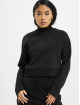 Urban Classics Swetry Ladies Interlock Short czarny