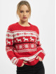 Urban Classics Swetry Ladies Norwegian Christmas czerwony