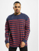 Urban Classics Swetry Color Block Stripe Boxy niebieski