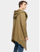 Urban Classics Swetry rozpinane Long Hooded Open Edge oliwkowy