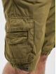 Urban Classics Szorty Double Pocket oliwkowy