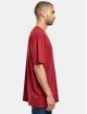 Urban Classics T-paidat Oversized Distressed punainen