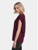 Urban Classics T-paidat Ladies Extended Shoulder punainen