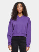 Urban Classics T-paidat Cropped V-Neck purpuranpunainen